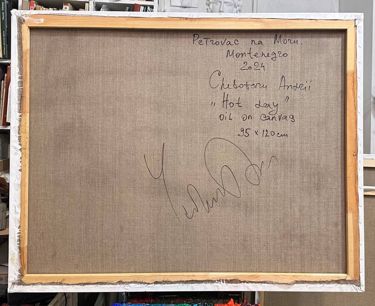 Original Expressionism Seascape Painting by Andrii Chebotaru