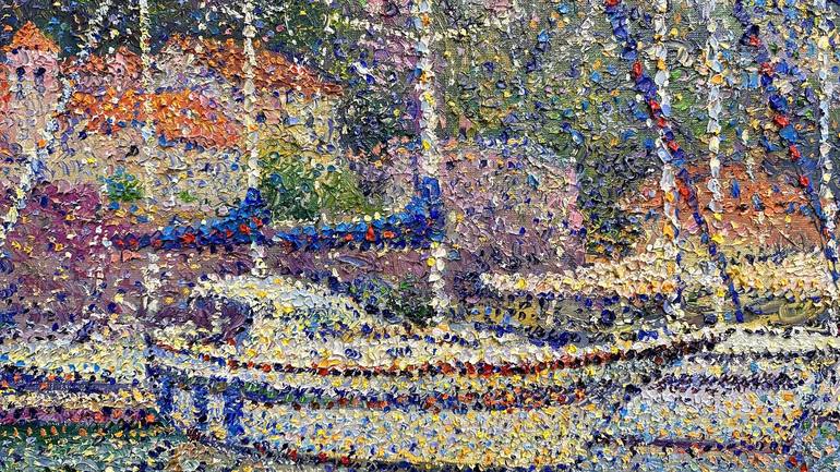 Original Expressionism Seascape Painting by Andrii Chebotaru