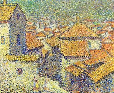 Original Expressionism Architecture Paintings by Andrii Chebotaru