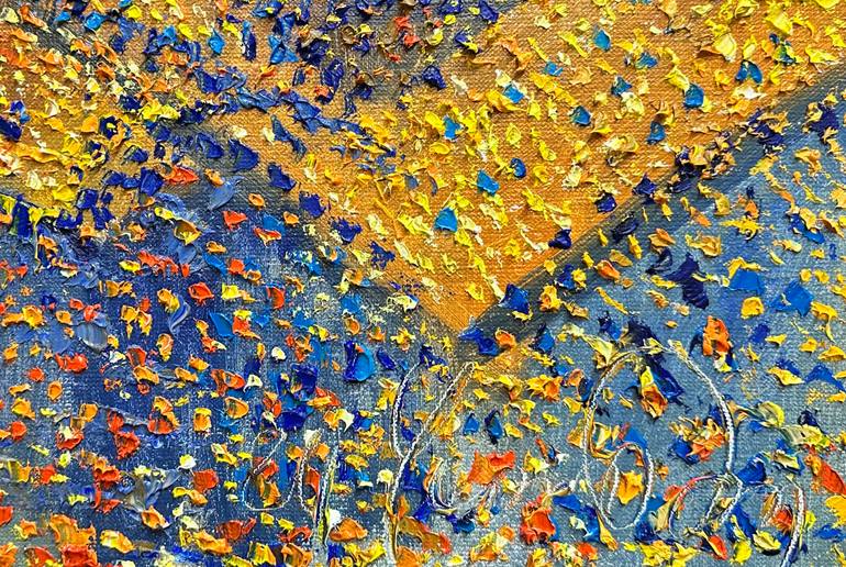Original Expressionism Architecture Painting by Andrii Chebotaru