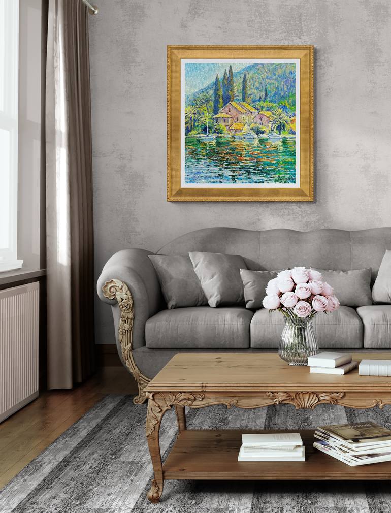 Original Impressionism Seascape Painting by Andrii Chebotaru