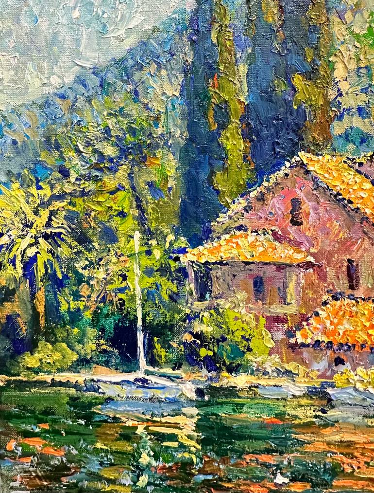 Original Impressionism Seascape Painting by Andrii Chebotaru