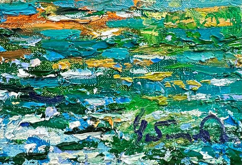 Original Impressionism Seascape Painting by Andrii Chebotaru