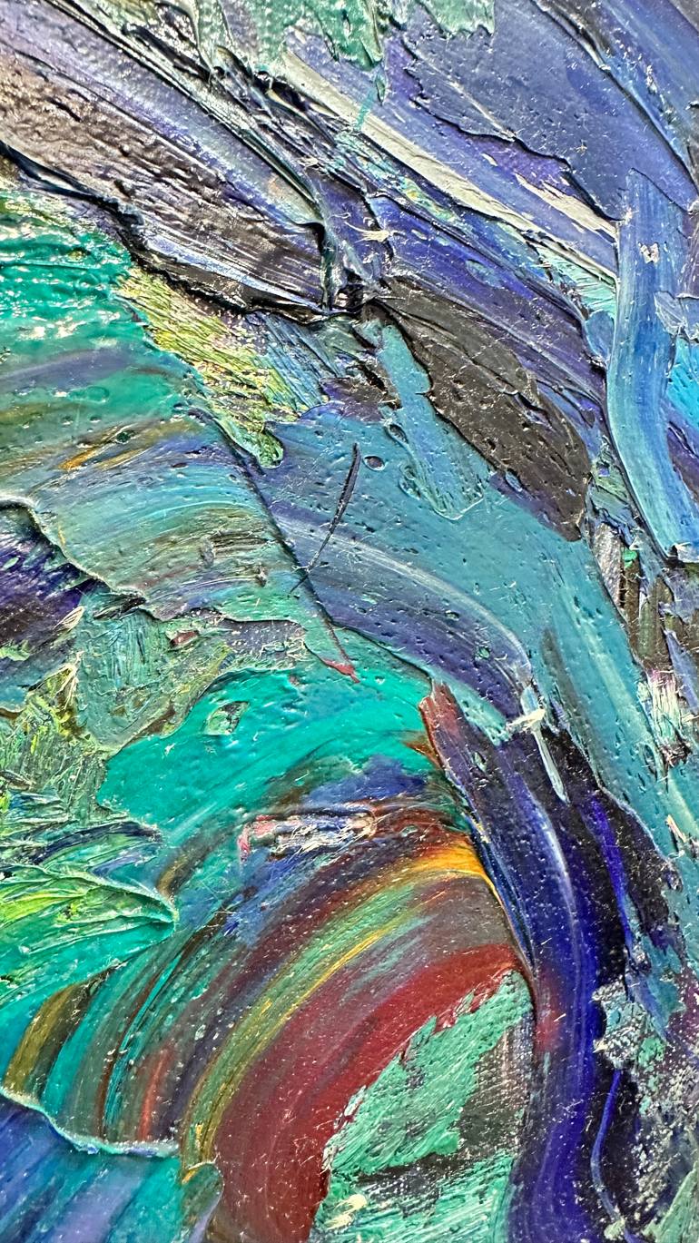 Original Expressionism Landscape Painting by Andrii Chebotaru