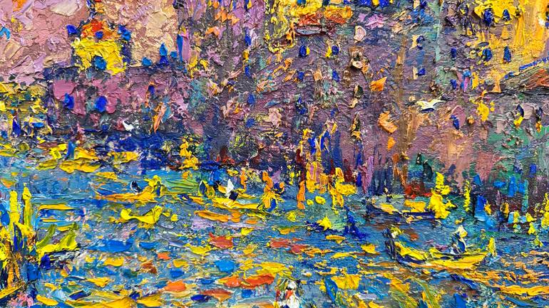 Original Expressionism Nature Painting by Andrii Chebotaru
