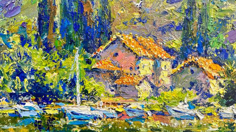 Original Impressionism Seascape Painting by Andrii Chebotaru