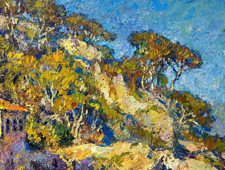 Original Expressionism Seascape Painting by Andrii Chebotaru