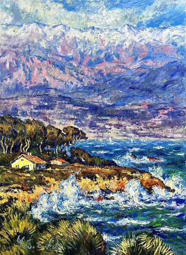 Original Impressionism Seascape Paintings by Andrii Chebotaru