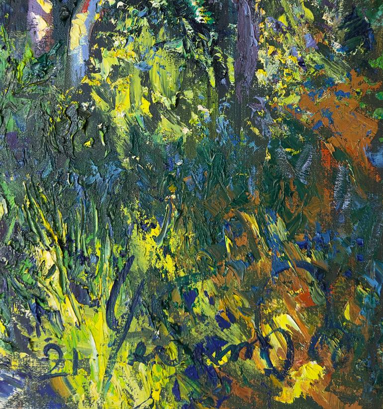 Original Contemporary Botanic Painting by Andrii Chebotaru