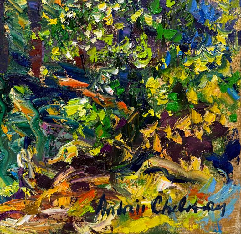 Original Contemporary Landscape Painting by Andrii Chebotaru
