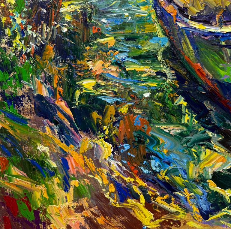 Original Contemporary Landscape Painting by Andrii Chebotaru