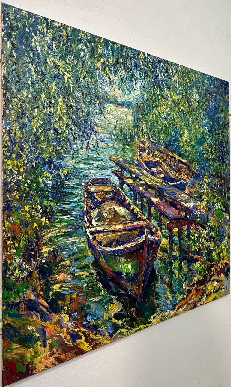 Original Contemporary Landscape Painting by Andrii Chebotaru