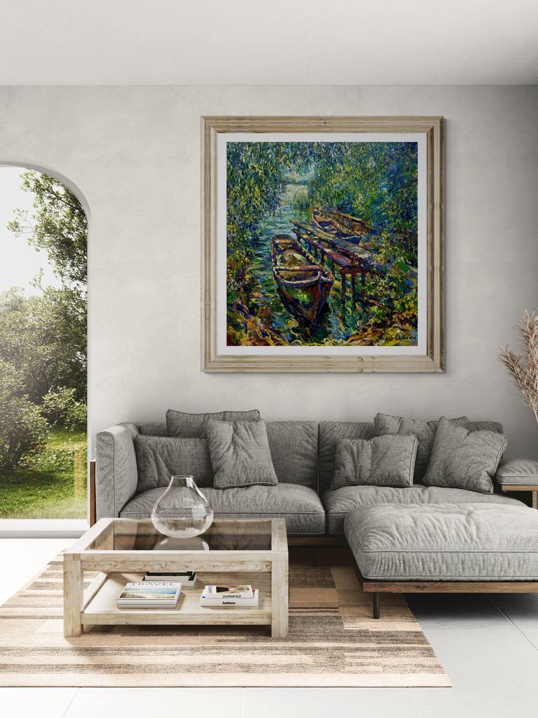 Original Contemporary Landscape Painting by Andrii Chebotaru