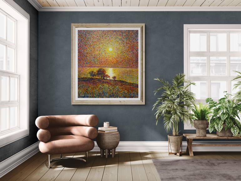 Original Contemporary Seascape Painting by Andrii Chebotaru