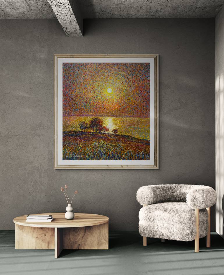 Original Contemporary Seascape Painting by Andrii Chebotaru
