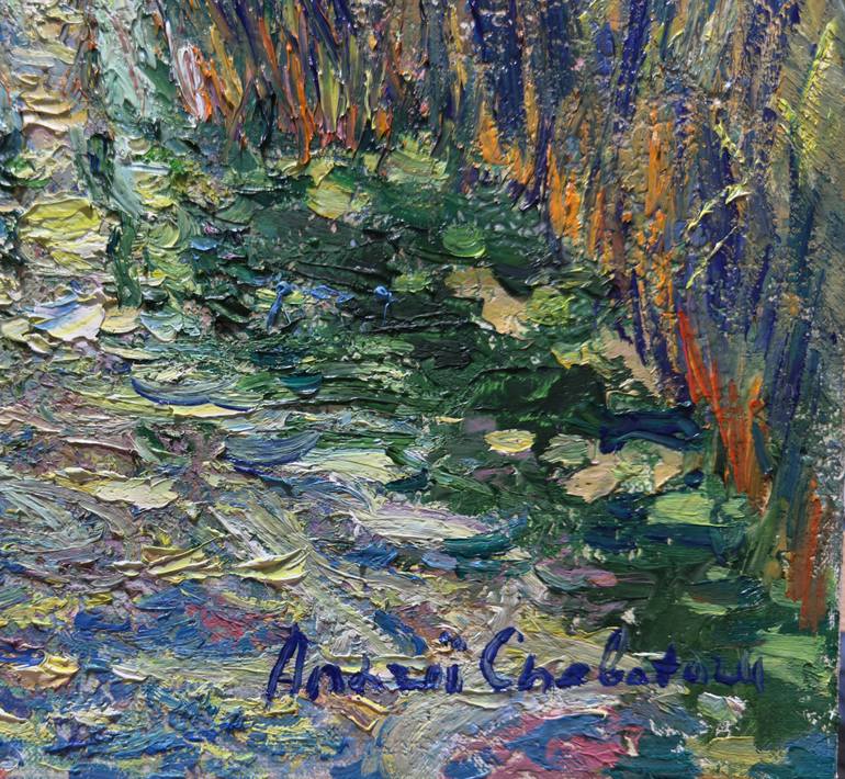 Original Contemporary Landscape Painting by Andrii Chebotaru