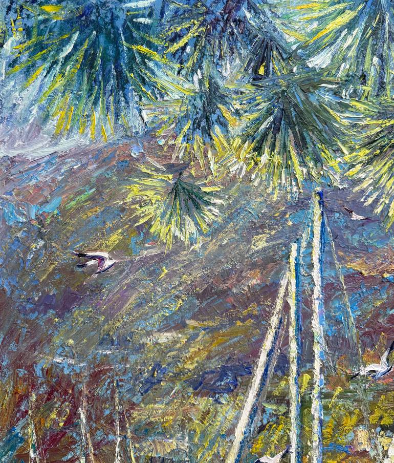Original Contemporary Seascape Painting by Andrii Chebotaru