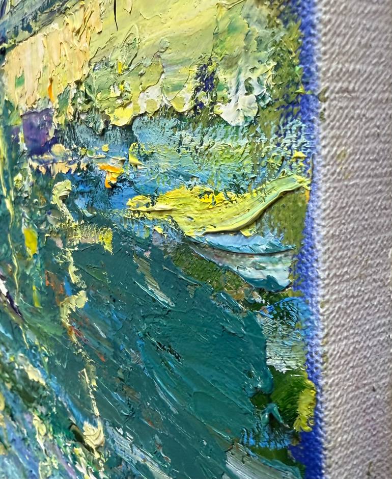Original Contemporary Seascape Painting by Andrii Chebotaru