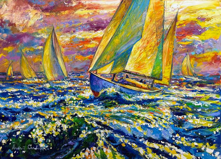 Original  Painting by andrii chebotaru
