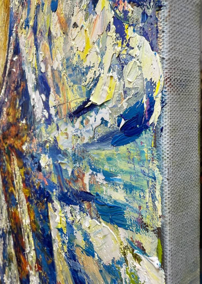 Original Contemporary Seascape Painting by Andrii Chebotaru