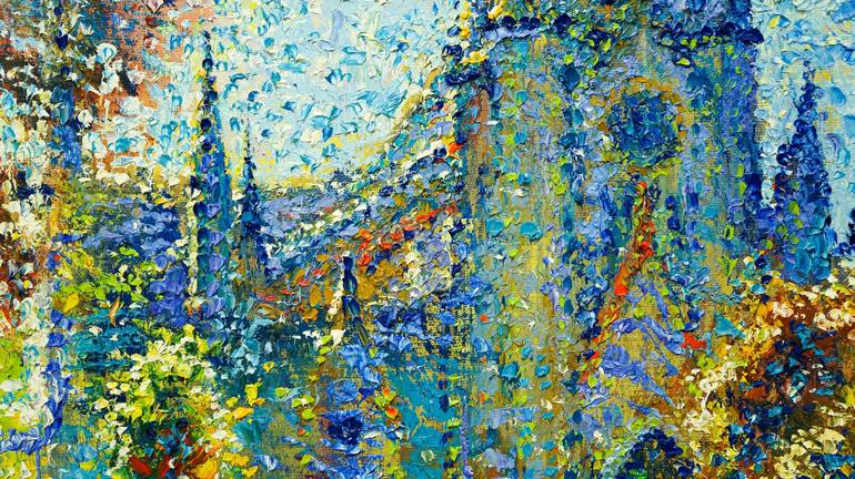 Original Expressionism Landscape Painting by Andrii Chebotaru