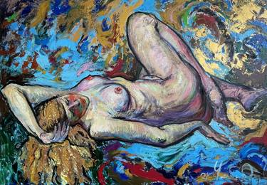 Original Nude Painting by Andrii Chebotaru