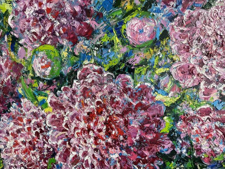 Original Floral Painting by Andrii Chebotaru