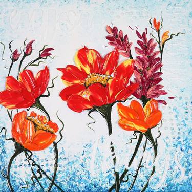 Original Conceptual Floral Paintings by Linda Finstad