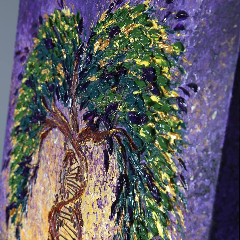 Original Tree Painting by Linda Finstad