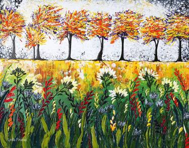 Original Floral Paintings by Linda Finstad