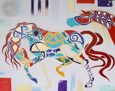 Original Horse Paintings by Linda Finstad