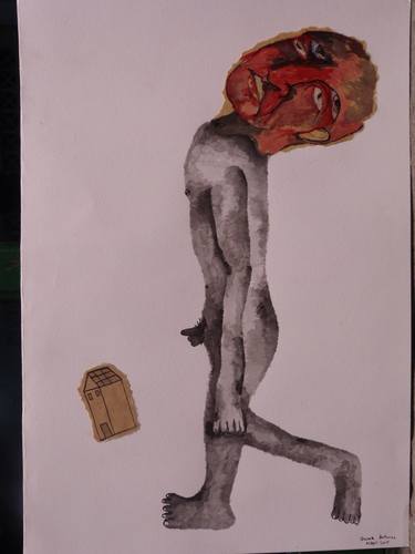 Original Surrealism Nude Drawings by Oscar Artunes