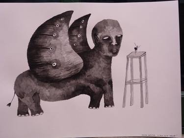 Original Surrealism Animal Drawings by Oscar Artunes