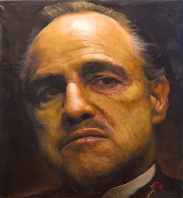 Marlon Brando as "The Godfather" Vito Corleone thumb