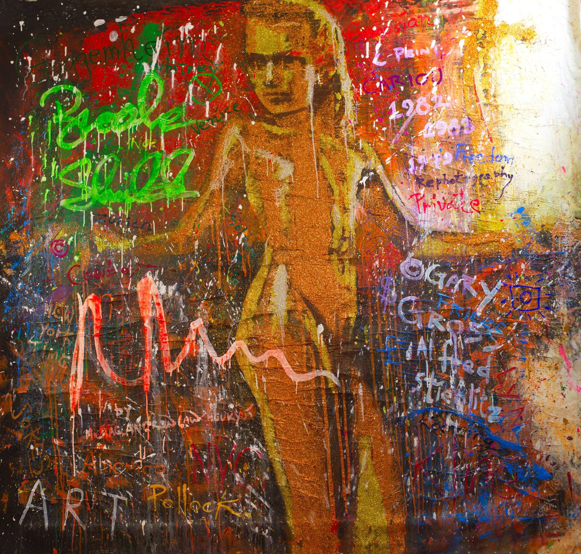 Untitled Art History Painting ( Richard Prince's Spiritual America