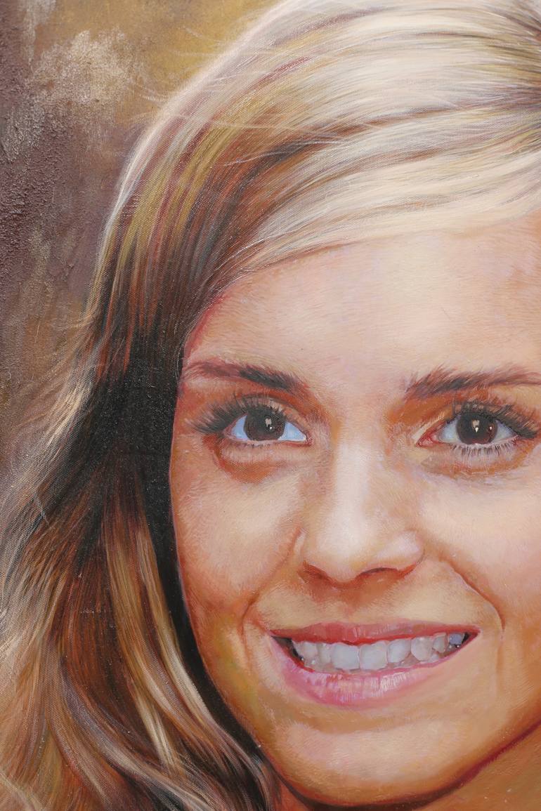 Original Photorealism Pop Culture/Celebrity Painting by Michael Andrew Law Cheuk Yui