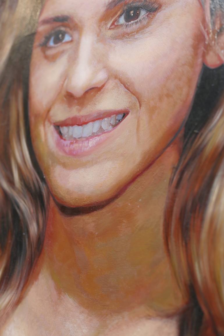 Original Photorealism Pop Culture/Celebrity Painting by Michael Andrew Law Cheuk Yui