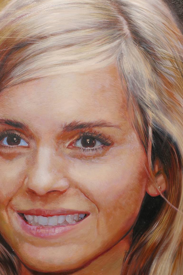 Original Photorealism Pop Culture/Celebrity Painting by Michael Andrew Law Cheuk Yui