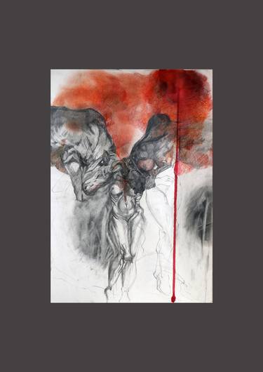Original Abstract Drawings by Parvin Moghadam