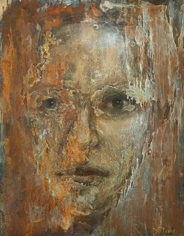 Original Abstract Portrait Paintings by Raimonda Tamo