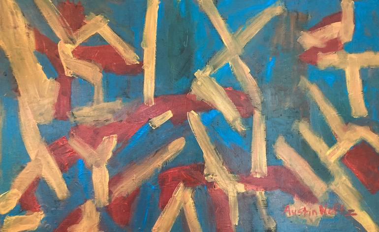 Original Contemporary Abstract Paintings by Austin Noftz