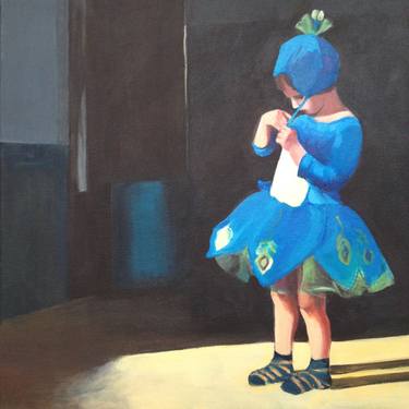 Original Figurative Kids Paintings by Paulina Swietliczko