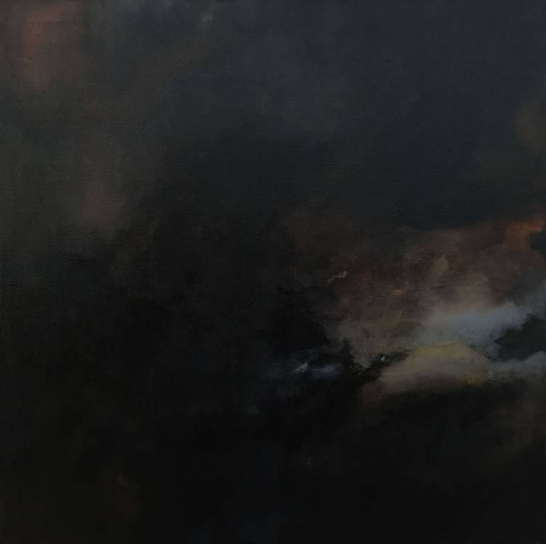 Night Sky - contemporary landscape Painting by I M Neo | Saatchi Art