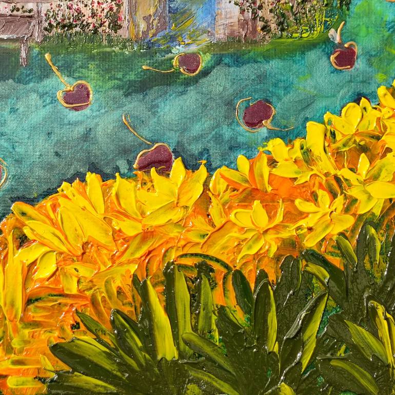 Original Garden Painting by Nataliia Novakovska