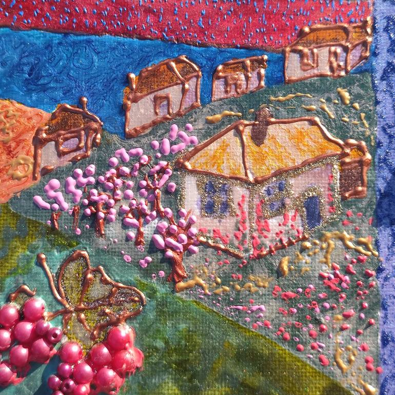 Original Color Field Painting Landscape Painting by Nataliia Novakovska