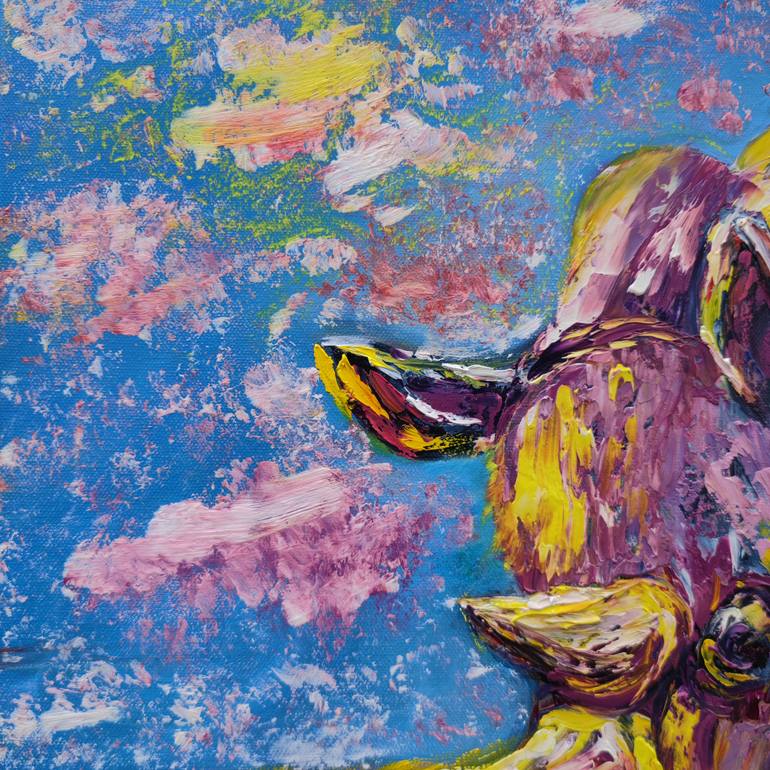 Original Abstract Animal Painting by Nataliia Novakovska