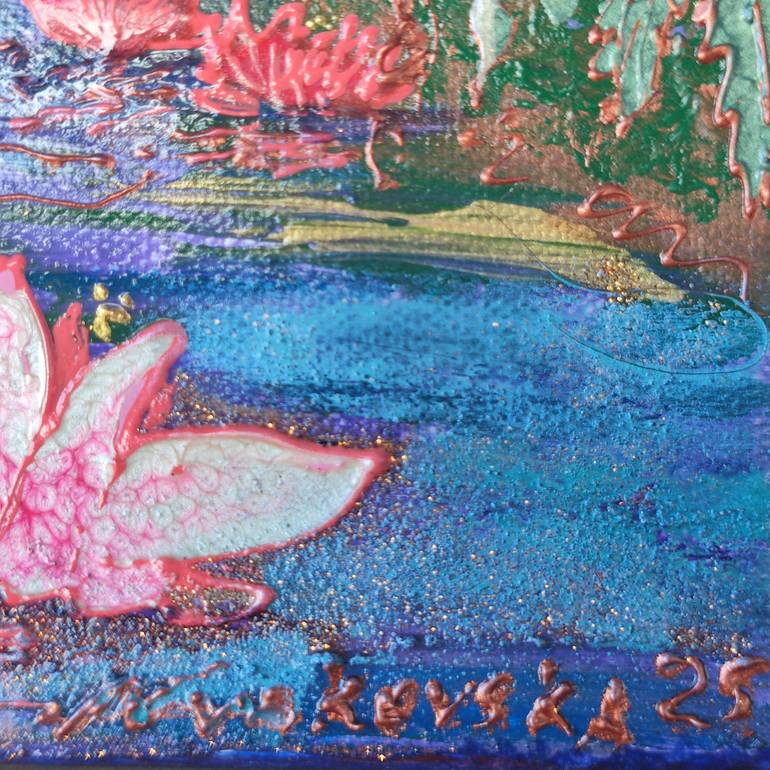 Original Neo-impressionism Nature Painting by Nataliia Novakovska