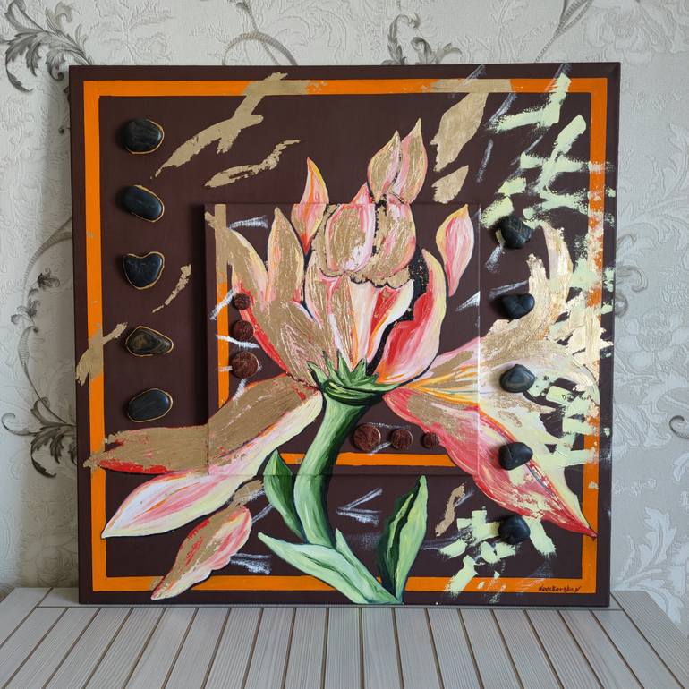 Original Fine Art Floral Painting by Nataliia Novakovska