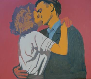 Print of Figurative Love Paintings by walter dermul