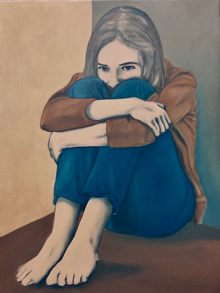 Original Figurative Women Painting by Walter Dermul